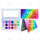 18 Colors Night Luminous Rainbow Eyeshadow Palette - MSmakeupoem.com