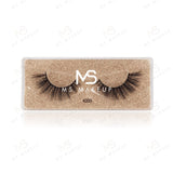 False Eyelashes 1 pair With Square Champagne Gold Box(Mink Hair)