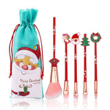 Christmas Makeup Brush Set