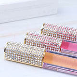 39 colors No-stick matte Gold cover half with diamond liquid lipstick(#31-#39)