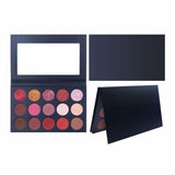 15 Colors Black Reddish Brown Eyeshadow Palette