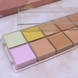 12 colors concealer tray