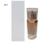 15 Colors Golden Lid Hexagonal Tube Foundation