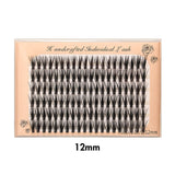 30D Six rows of mixed natural thick artificial single cluster false eyelashes