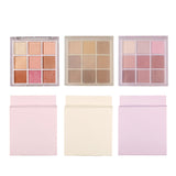 9 color square eyeshadow palette