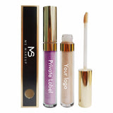 12 Color Gold Tube Metallic Lip Gloss / Lipgloss Shiner Wholesale - MSmakeupoem.com