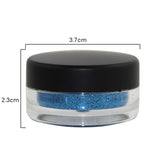 12 Colors Glitter Loose Powder +Base - MSmakeupoem.com