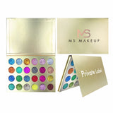 24 Colors Golden Glitter Eyeshadow Palette