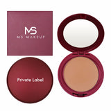 Low Moq Matte Pressed Compact Face Powder With Red Box Cosmetics Supplier