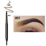 6 colors black 3D eyebrow pencil