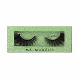 1 Pair 3d Imitation Mink Hair False Eyelashes with Square Green Box