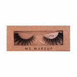 1 Pair 3d Imitation Mink Hair False Eyelashes with Square Orange Box