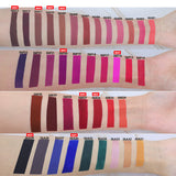 39 colors No-stick matte Pink leaf gradient tube liquid lipstick(#01-#30)