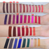 39 colors No-stick matte Gold cover half with diamond liquid lipstick(#31-#39)