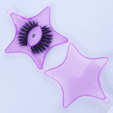 False Eyelashes 1 Pair With Purple Star (Mink hair)