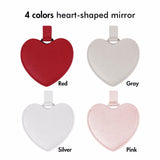 4 colors heart-shaped mirror