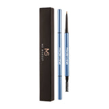 6 colors blue look double-ended ultra-fine round refill eyebrow pencil