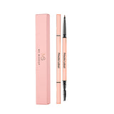 5 colors Square tube rose gold bar waterproof long-lasting triangle eyebrow pencil