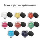 8 Color Bright Color Eyebrow Cream / Eyebrow Cream Private Label