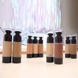 9 Colors Black Round Tube Foundation