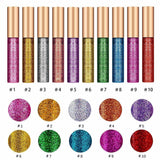 10 Color Glitter Eyeliner - MSmakeupoem.com