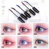 6 Colors Thick and Long Waterproof Mascara