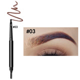 6 colors black 3D eyebrow pencil