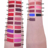 30 Colors Black Lid Liquid Lipstick with Mirror - MSmakeupoem.com