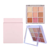 9 color square eyeshadow palette