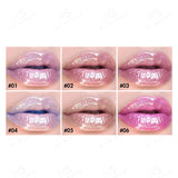 6 Colors Holographic squeeze tube Lip Glosses