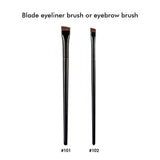 Blade eyeliner brush or eyebrow brush