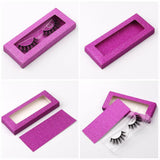 1 Pair 3d Imitation Mink Hair False Eyelashes with Square Rose Box - MSmakeupoem.com