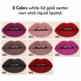 8 Colors Non-stick Liquid Lipstick / Logo Custom Lipstick Matte Liquid Wholesale