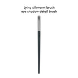 Lying silkworm brush eye shadow detail brush