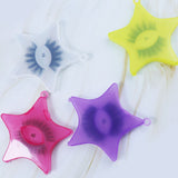 False Eyelashes 1 Pair With Purple Star (Mink hair)