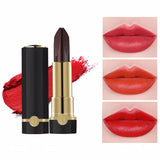 3 Colors in 1 Nourishing Fashion Color Natural Matte Lipstick Customize - MSmakeupoem.com