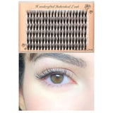 30D Six rows of mixed natural thick artificial single cluster false eyelashes