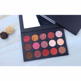 15 Colors Black Reddish Brown Eyeshadow Palette