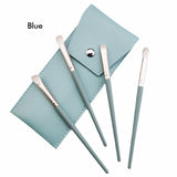 3 Colors 4pcs Customizable Mini Eyesmakeup Brushes Set