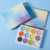 12 Colors Best Selling Custom Own Brand Eye Shadow Nude / Matte Eyeshadow Palette - MSmakeupoem.com