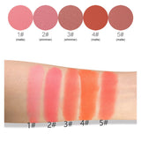 5 Colors Balck Monochrome Blush - MSmakeupoem.com