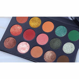 15 Colors Best Selling Black Eyeshadow Palette