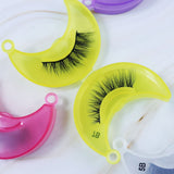 False Eyelashes 1 Pair With Yellow Moon (Mink hair)