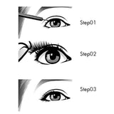 2 Pairs Of False Eyelashes With Magnetic Liquid Eyeliner - MSmakeupoem.com