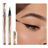 black color white artificial leather eyeliner