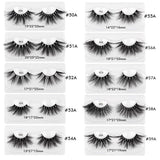 False Eyelashes 1 Pair With Square Pink Box(Mink hair)