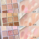 9 color square eyeshadow palette