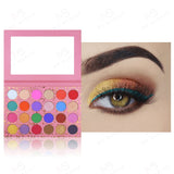 24 Colors Glitter Pink Eyeshadow Palette - MSmakeupoem.com