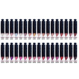 34 colors Black gradient tube lip gloss（#1-#22）