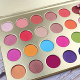 24 Colors Gold Eyeshadow Palette Custom Logo / High-pigment Eyeshadow Pan - MSmakeupoem.com